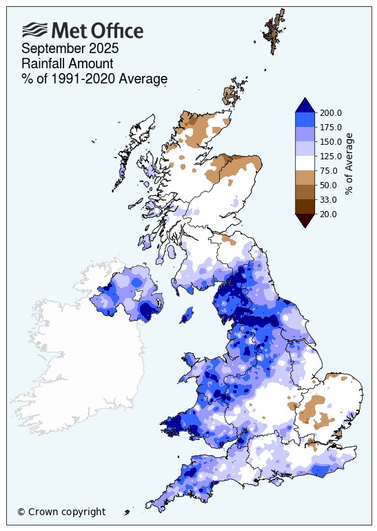 Wet September to start meteorological autumn
